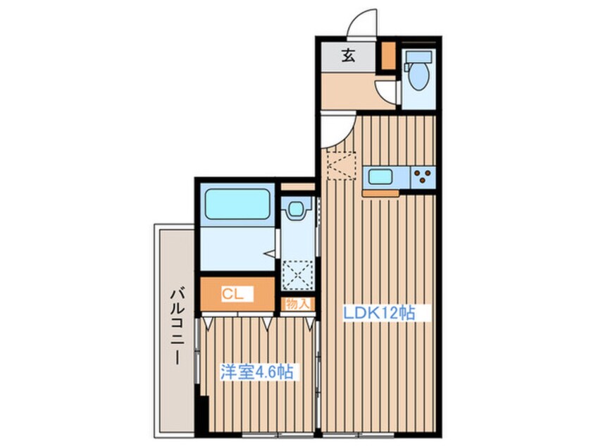 間取図 ベルティックⅢ