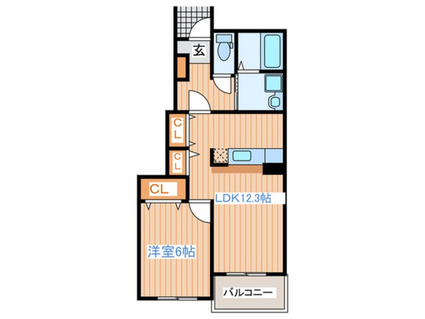 間取図 グレ－スガーデンⅢ