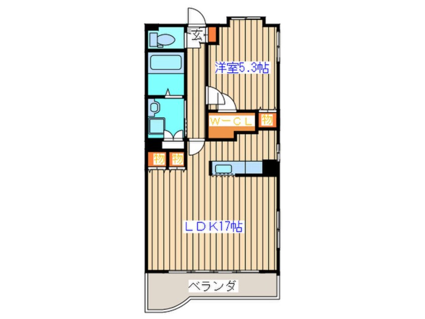 間取図 パレ　ヴェルジェアイ