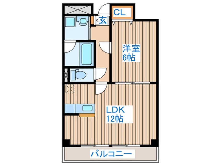 間取図 サ－クル１０ビル