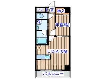 間取図 サ－クル１０ビル