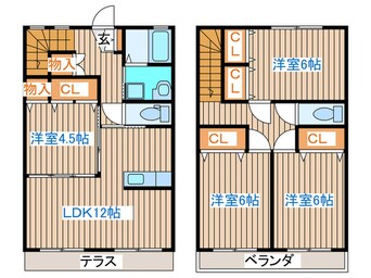 間取図 メゾンSSL新田