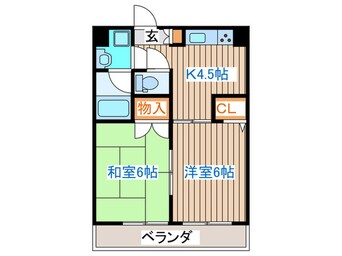 間取図 イーグルⅠ番館