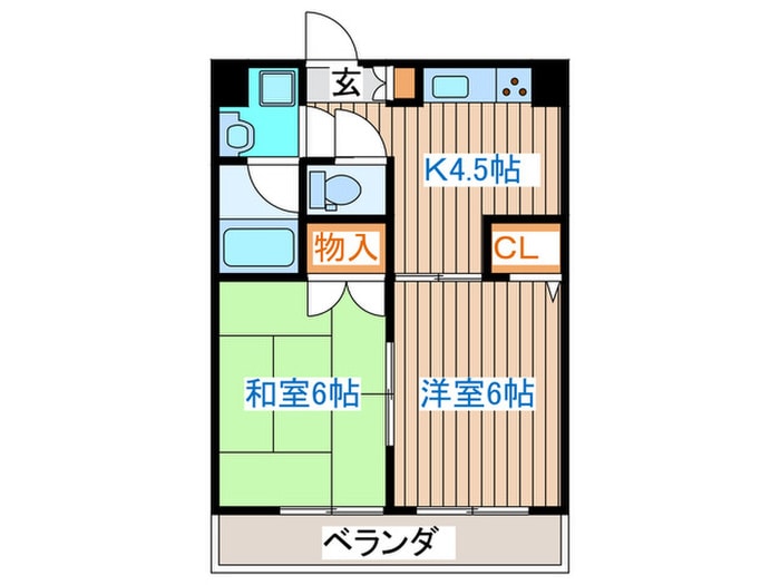 間取り図 イーグルⅠ番館