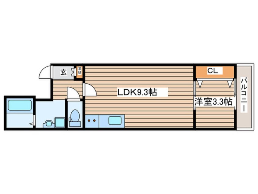 間取図 ラフィーノ長町一丁目