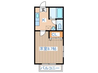 間取図 リトルシャトー荒巻