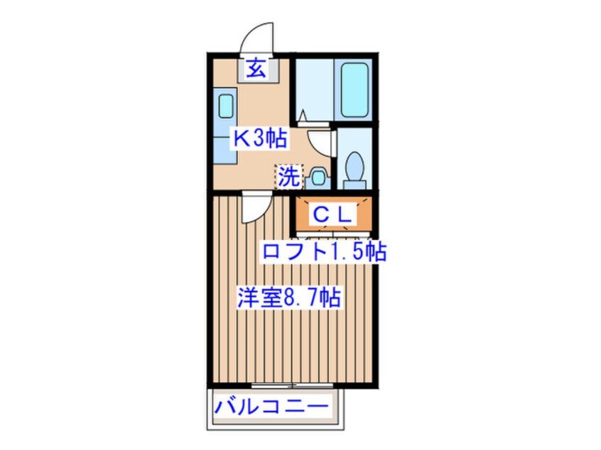 間取図 リトルシャトー荒巻