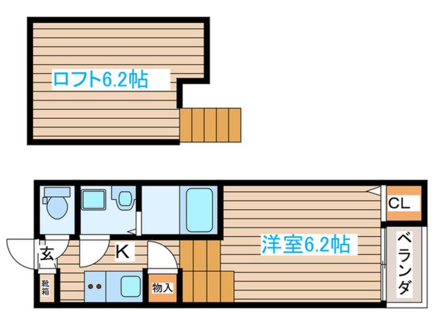 間取図 ファシーレ東仙台