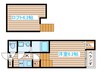 ファシーレ東仙台 1Kの間取り