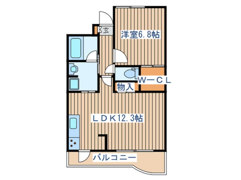 間取図 MS　CUBE