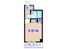 朝日プラザ一番町(604) 1Rの間取り