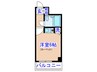 朝日プラザ一番町(604) 1Rの間取り