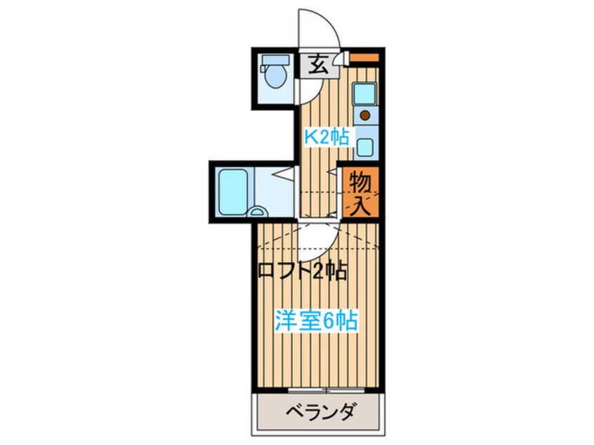 間取図 サンアローズ新田西