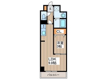 間取図 LUANA・AIR・RESIDENCE錦町