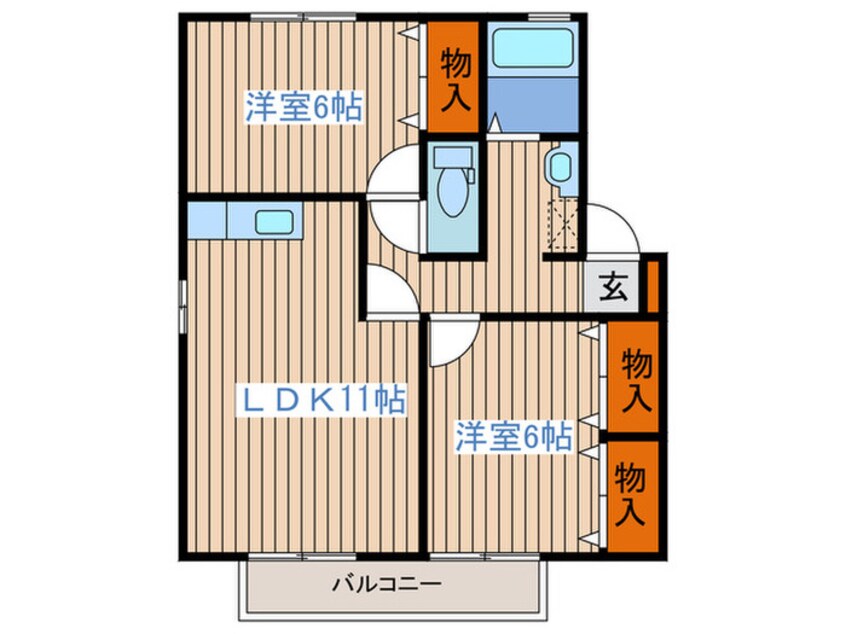 間取図 レピィナードⅢ