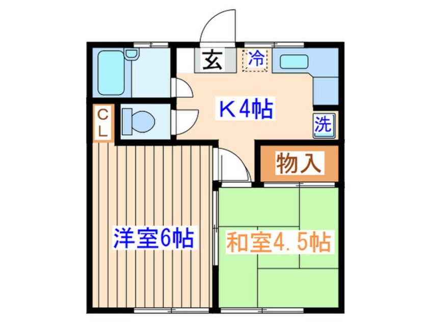 間取図 ファミールあいりん