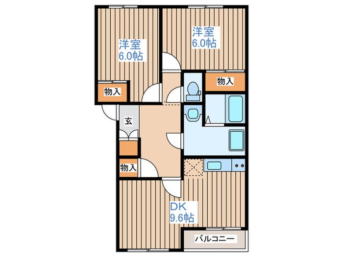 間取り図 マルベリーズ弐番館