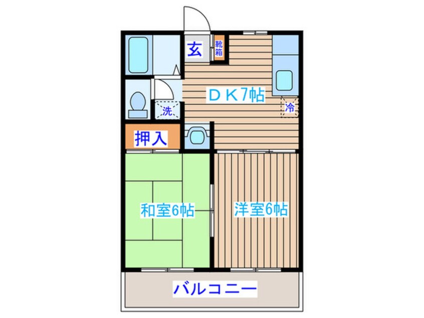 間取図 エクセレンス東仙台