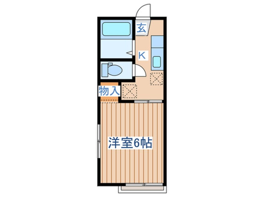 間取図 ファミーユ八乙女