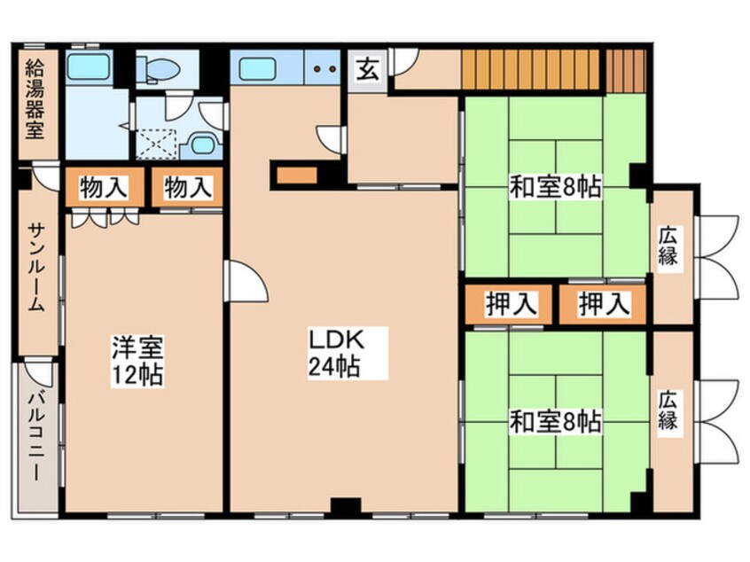 間取図 いがらしビル