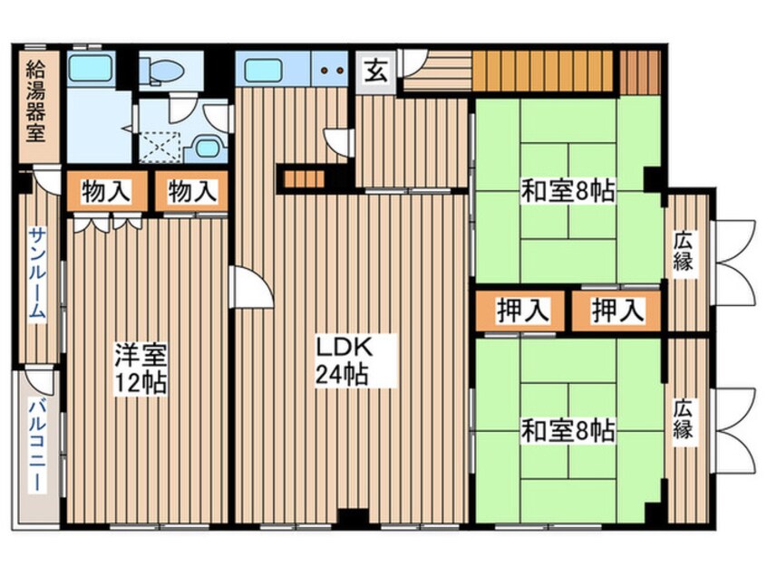 間取図 いがらしビル