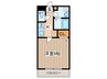 LUXES原町 1Kの間取り
