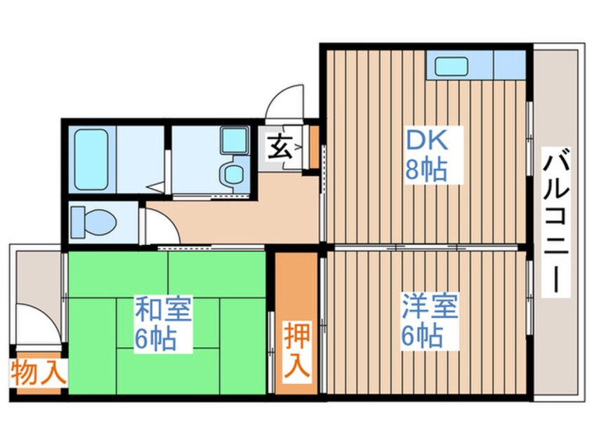 間取図 五豊ハイツ