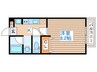 アスコット堤町 1Kの間取り