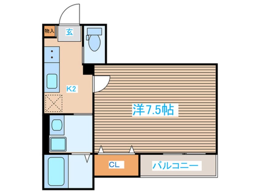 間取図 アリュール愛宕橋