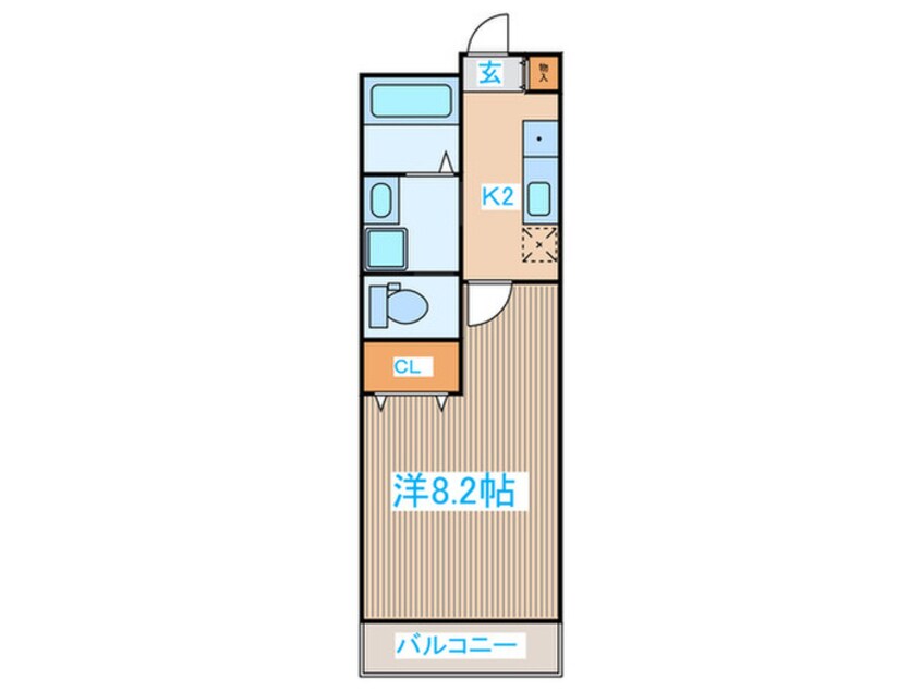 間取図 アリュール愛宕橋