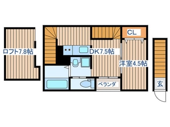 間取図 アークテラス荒町