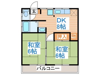 間取図 コーポささき