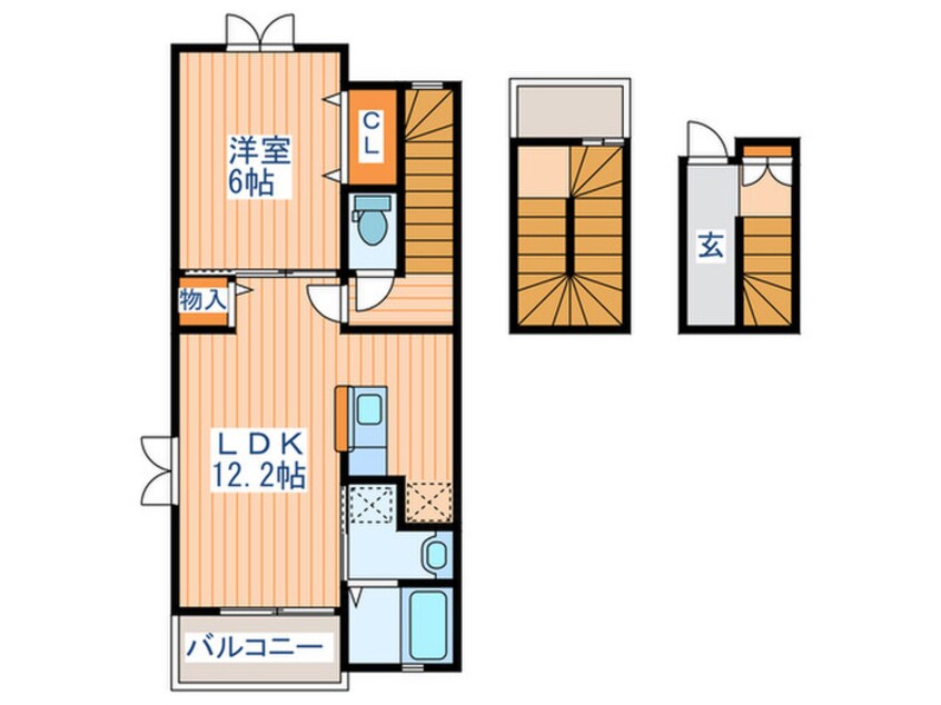 間取図 ウエストスワンプＣ