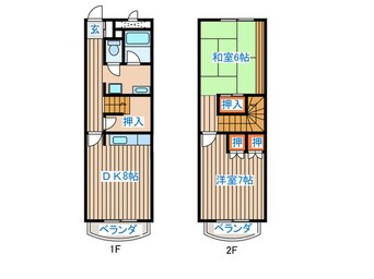 間取図 フェリシア小田原マンション