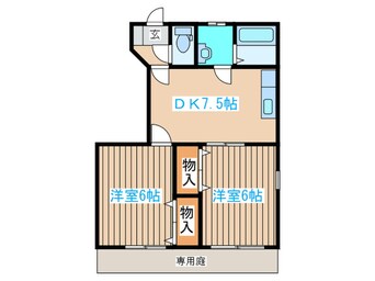 間取図 ＶＩＶＡＣＥ雷神Ａ棟