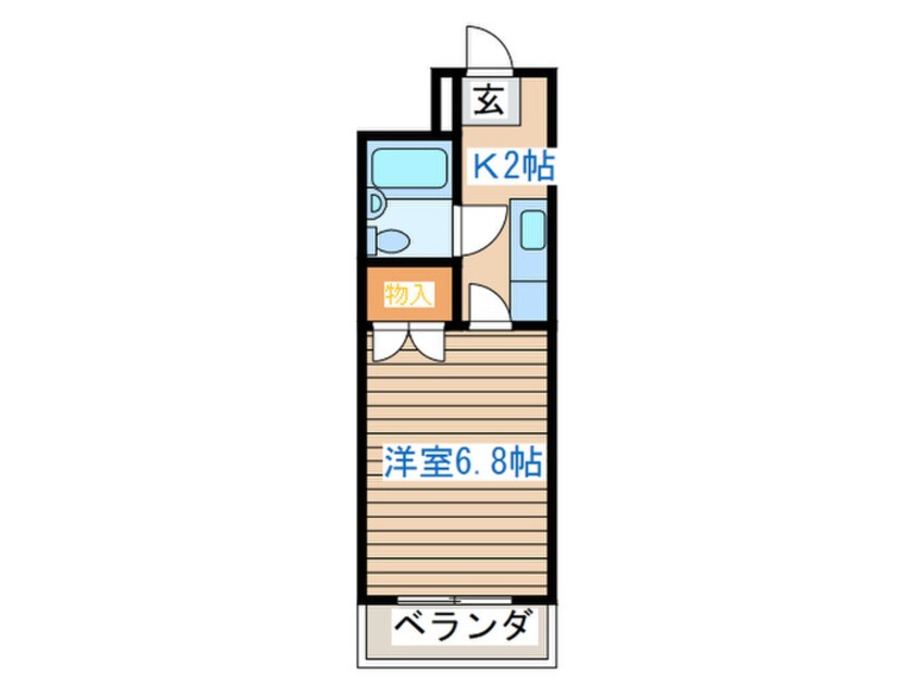 間取図 コーポ砂押南