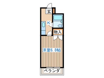 間取図 コーポ砂押南