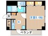 ＴＣ支倉 1Kの間取り