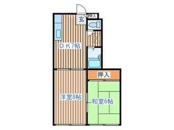 間取図 コーポワコー
