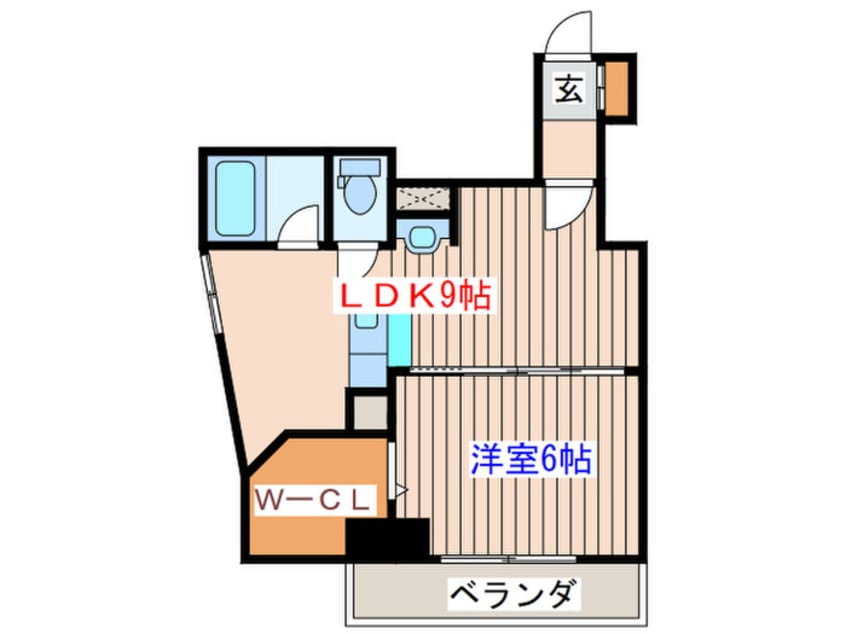 間取図 平和マンション北仙台