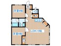 星コーポB棟の間取図