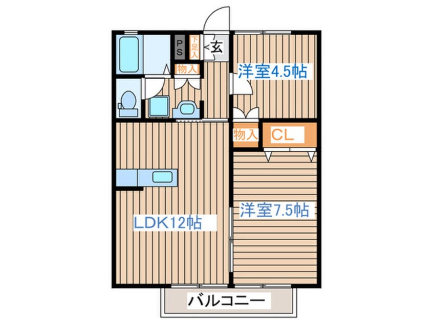 間取図 メゾン・ドゥ・カノン