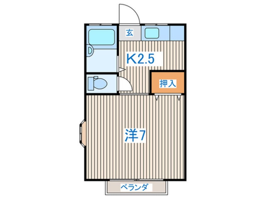 間取図 リバーサイドＫＳ