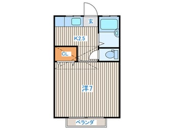 間取図 リバーサイドＫＳ