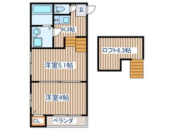 間取図 ハーモニーテラス萩野町