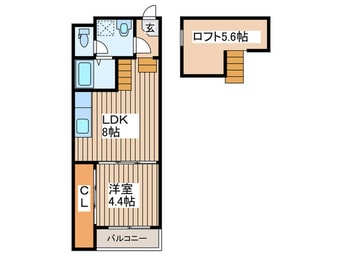 間取図 ゴッドフィールド福田町