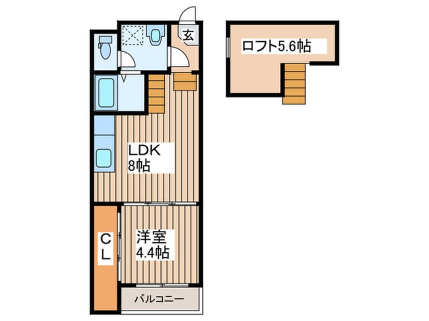 間取図 ゴッドフィールド福田町