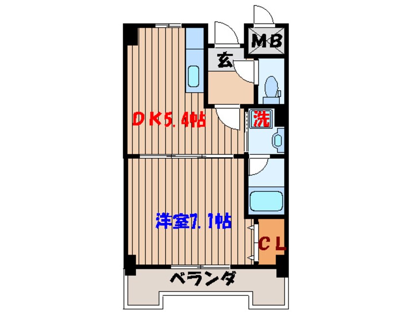 間取図 カヤバプラザＦ館