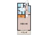 リビングステージ木町通 1Kの間取り