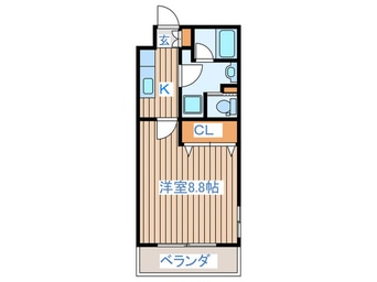 間取図 リビングステージ木町通